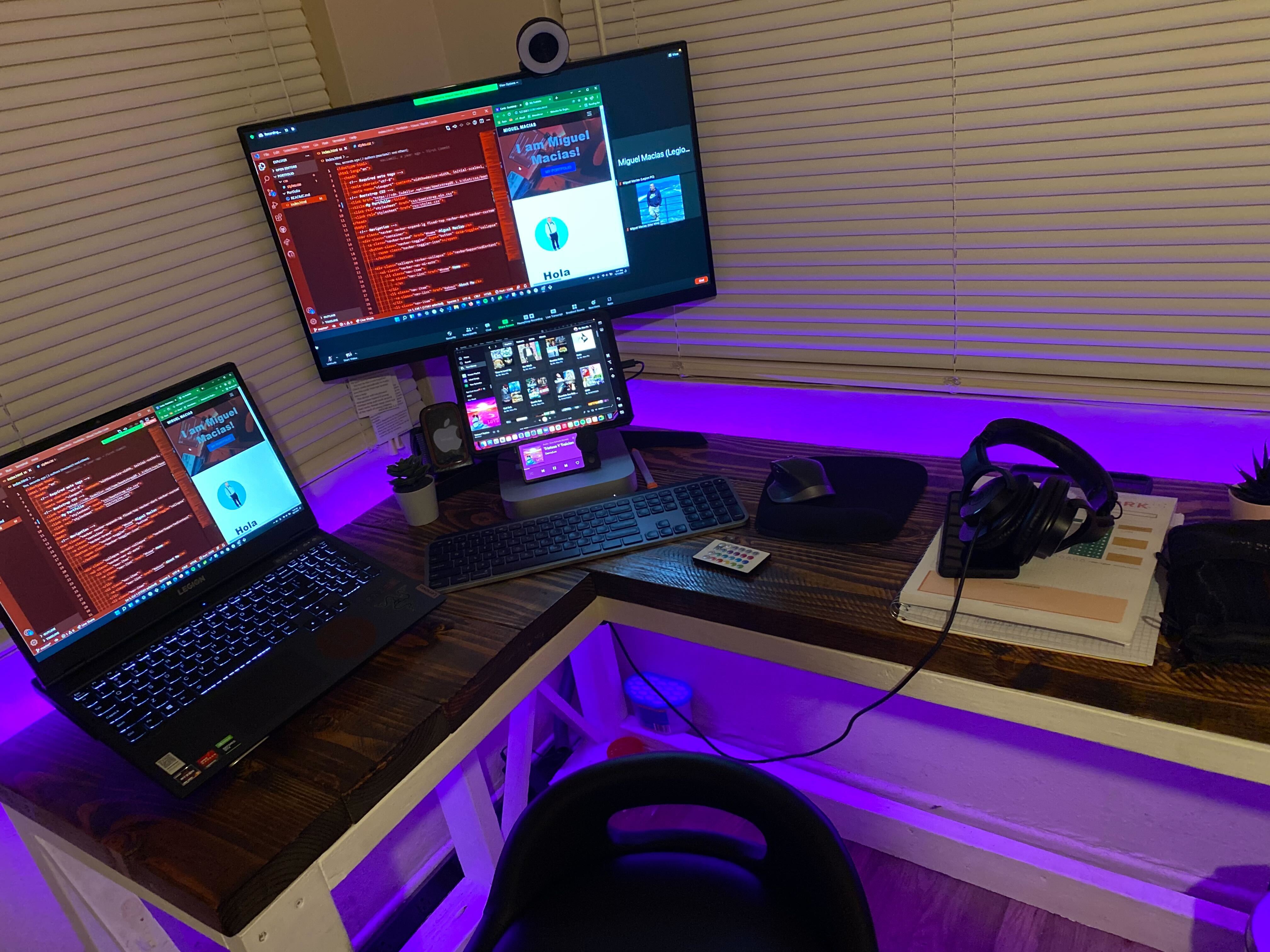 work setup